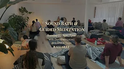 BALLARAT (Vic): Sound Bath and Guided Meditation
