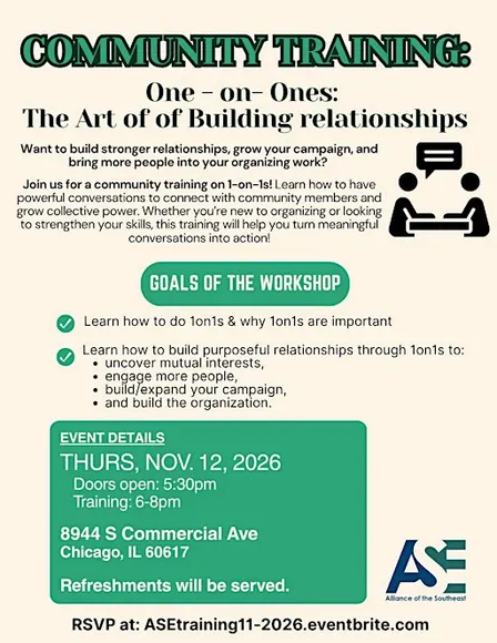 Community training: 1on1s- The Art of Building Relationships