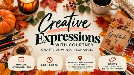 Creative Expressions: A Night of Crafting + Wellness