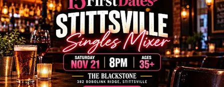 15FirstDates Stittsville Singles Mixer (Age 35+)