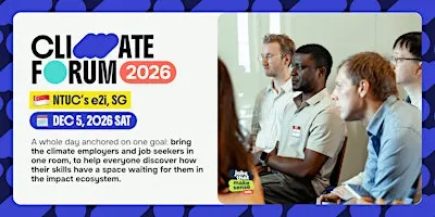 Climate Career Forum