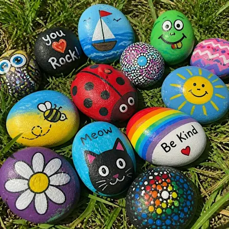 Family-friendly Rock Painting