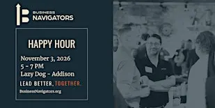 November 3 - Happy Hour!