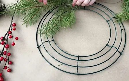 Making your own Christmas Wreath