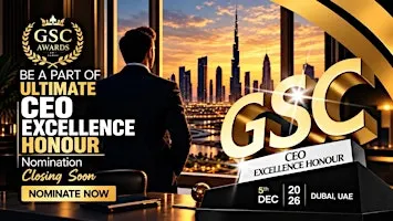 CEO Excellence Award 2026 | GSC 4.0 Dubai