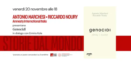 ANTONIO MARCHESI e RICCARDO NOURY presentano "Genocidi"