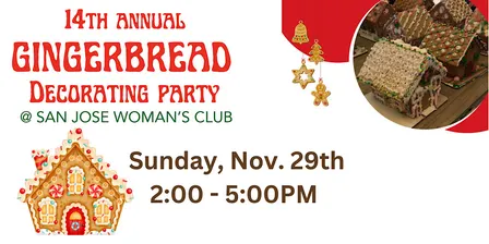14th Annual Gingerbread House Decorating Party