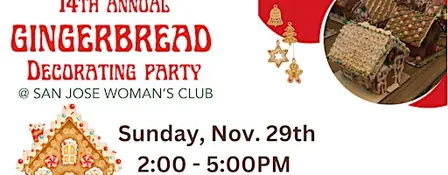 14th Annual Gingerbread House Decorating Party
