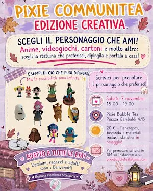 DIPINGI la STATUINA della tua PASSIONE PREFERITA da Pixie a Udine