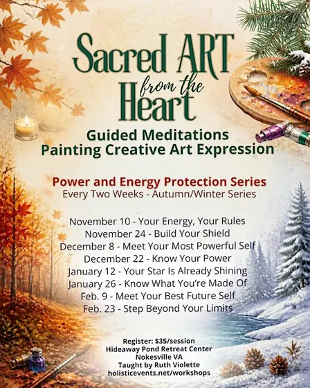 Sacred Art Painting and Meditation: Protection - Your Energy; Your Rules