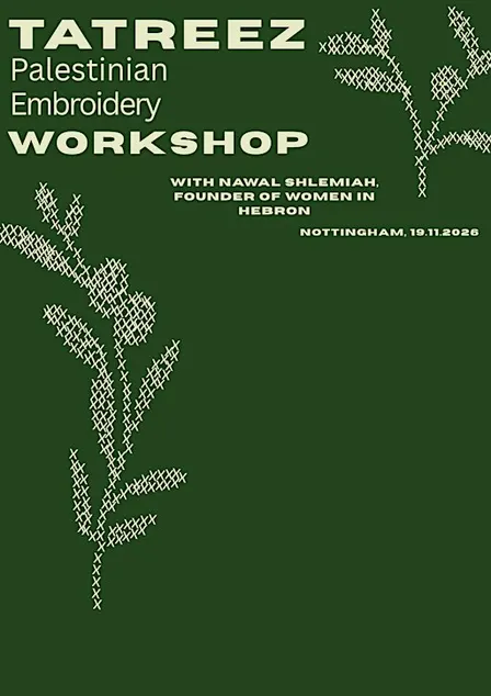Tatreez  (Palestinian Embroidery) Workshop