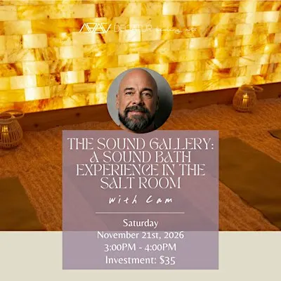 The Sound Gallery: A Sound Bath Experience in the Salt Room