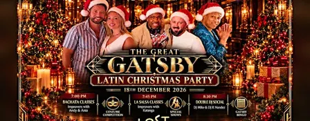 The Great Gatsby Latin Christmas Party