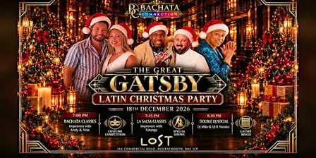 The Great Gatsby Latin Christmas Party