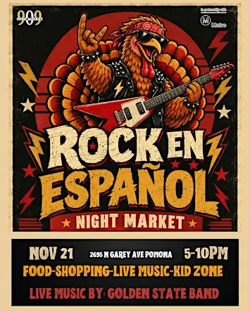 Rock en Español Night Market | Metro North Pomona