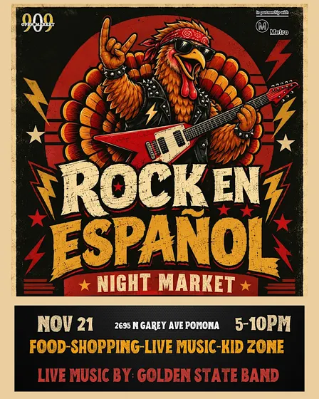 Rock en Español Night Market | Metro North Pomona