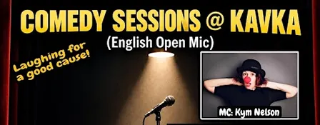 Comedy Sessions @ Kavka (Fundraiser English Comedy Night)