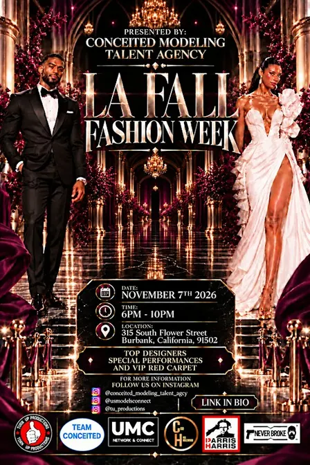 CONCEITED/UMC MODELING DESIGNER LAFW FASHION SHOW