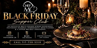 Black (Friday) Supper Club