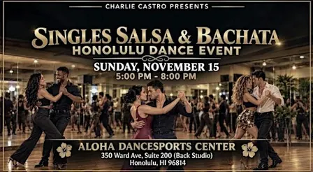 Singles Salsa & Bachata Honolulu Dance Night