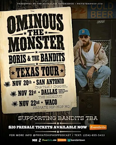 Ominous The Monster “Boris & The Bandits” Live @ The Hideout