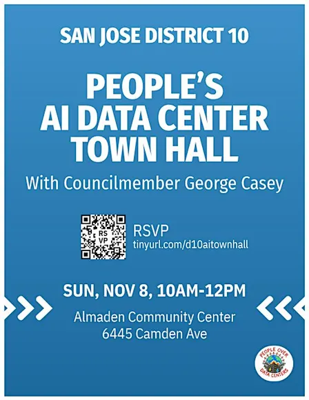 San Jose District 10 People's AI Data Center Town Hall