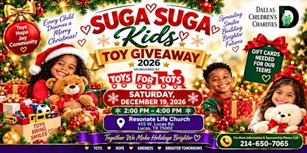 ANNUAL TOY DRIVE GIVEAWAY