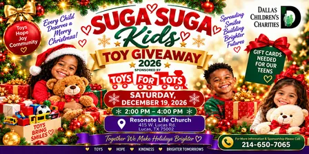 ANNUAL TOY DRIVE GIVEAWAY