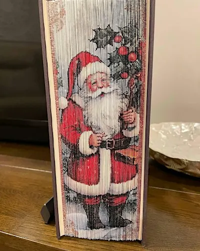 Xmas Fore Edge Book Folding Workshop