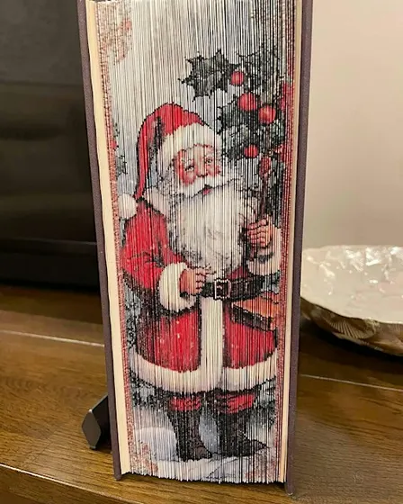 Xmas Fore Edge Book Folding Workshop