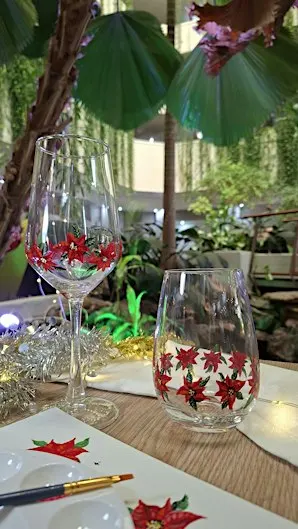 Christmas glass painting class