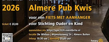 Almere Pub Kwis, de APK voor je kennis