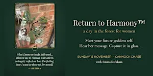 Return to Harmony™: a day in the forest for women