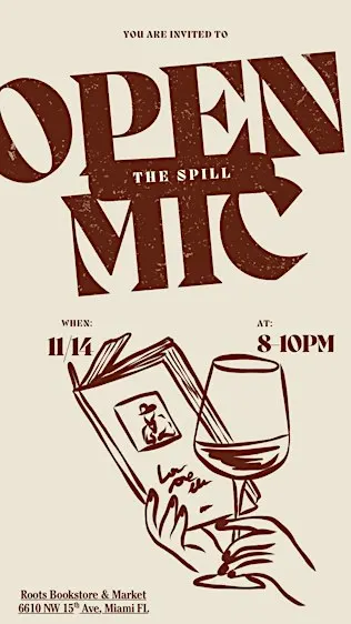 The Spill - Open Mic Night
