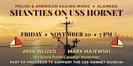 Polish and American Sailing Music by Arek Wlizło Duo on USS Hornet