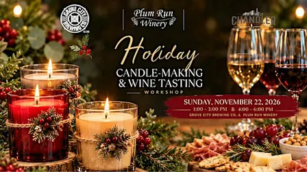 Holiday Candle-Making & Wine Tasting Workshop #2