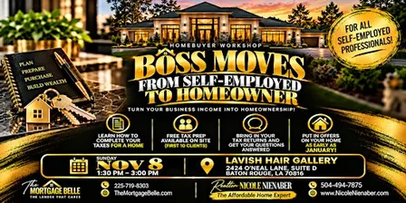 Homebuyer Workshop - Boss Moves: From Self-Employed to Homeowner