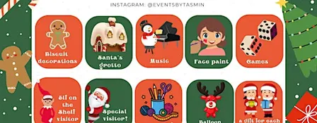 Christmas Kids Arts & Crafts with Events By Tasmin