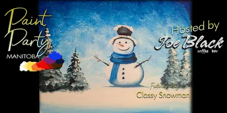 Winter  Paint Night at Joe Black Coffee