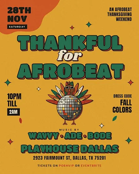 Thankful for Afrobeat