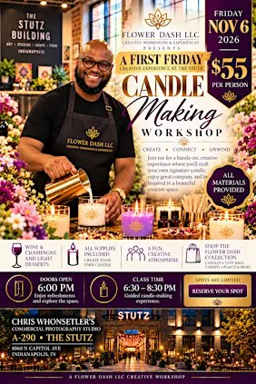 Flower Dash LLC Presents: First Friday Candle-Making Experience at The Stut