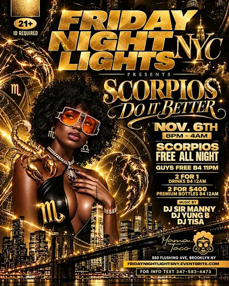 Friday Night Lights at Mama Taco Everyone FREE B4 12am w/RSVP