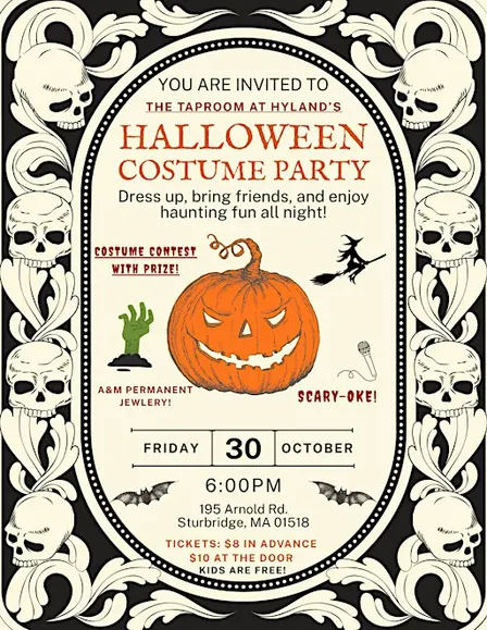 Halloween Costume Party - The Taproom at Hyland