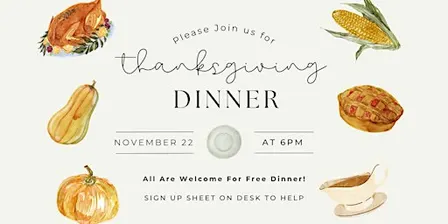 Free Community Thanksgiving Dinner in Stockton