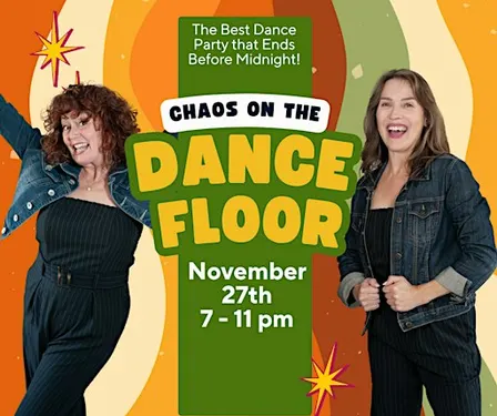 Chaos on the Dance Floor!  Dance with Jane & Chandra of The Sage Stage!