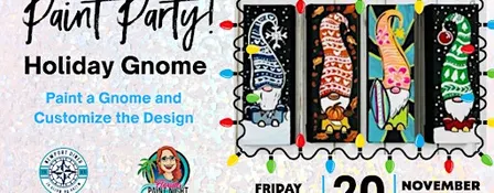 Holiday Gnome Paint & Sip @ Newport Diner in West Palm Beach