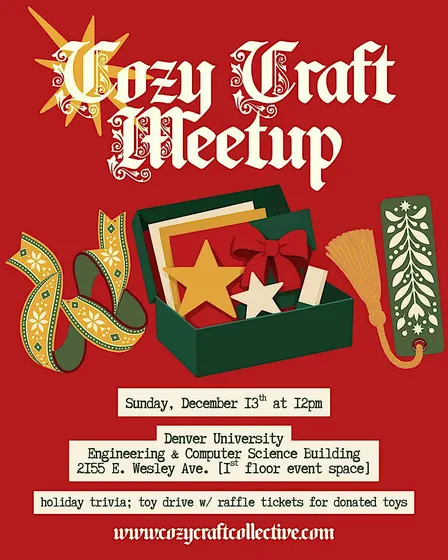 December Cozy Craft Meetup & Toy Drive