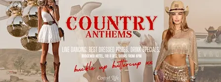 COUNTRY ANTHEMS @ BUDGEWOI HOTEL