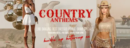 COUNTRY ANTHEMS @ BUDGEWOI HOTEL
