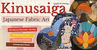 Kinusaiga Workshop: Japanese Fabric Art (Holiday Edition)
